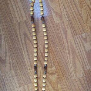 3 ft long wood rosary